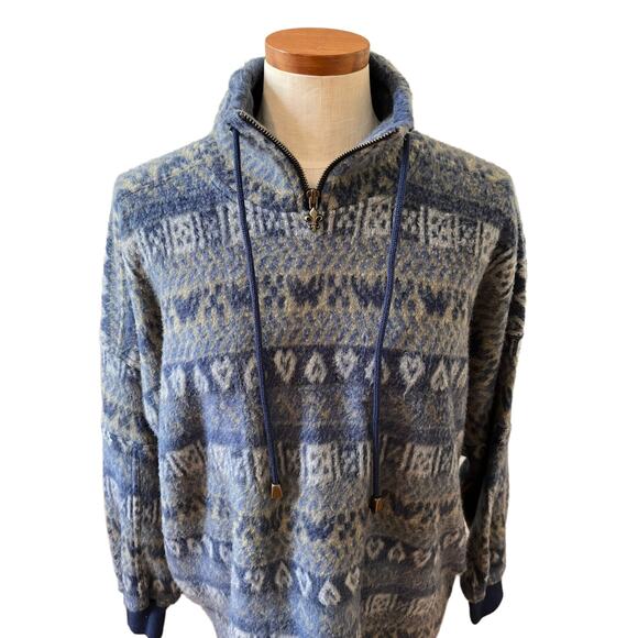 Vintage Y2K  Express French Country fleece jacket L - Picture 2 of 7